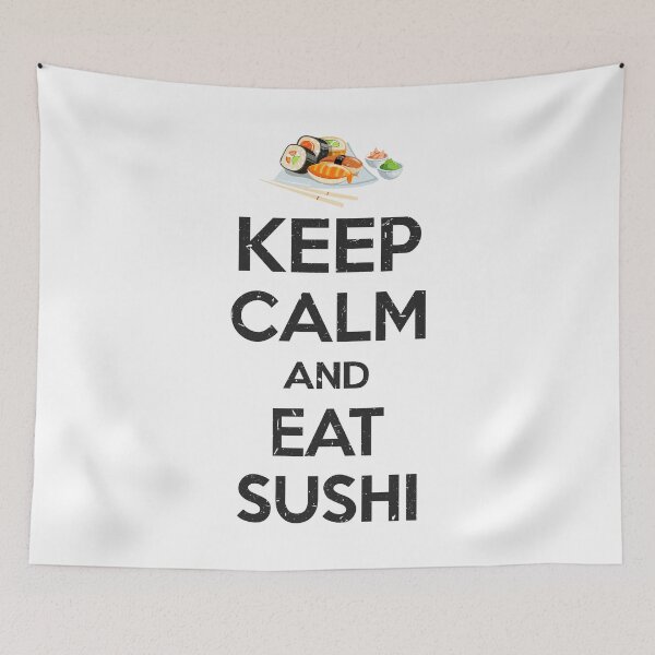 Item preview, Keep Calm And Love Sushi designed and sold by DialInsignia.