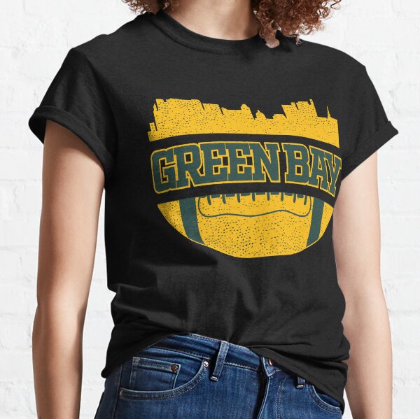 Men's Green Bay Packers T-Shirt NFL Football Team Funny Green Vintage Gift  Shirt