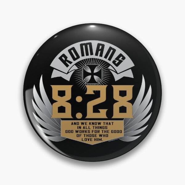Item preview, Romans 8:28 Biker Style Winged designed and sold by Michael Cotto.
