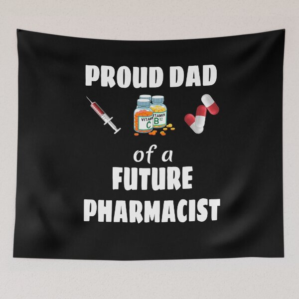 Item preview, Proud dad of a future pharmacist designed and sold by CraftsforKai.
