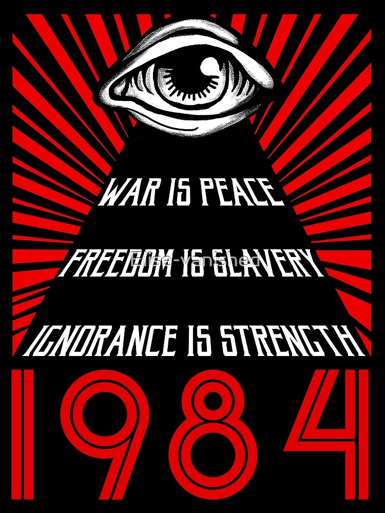 Discover 1984 Orwell Premium Matte Vertical Poster