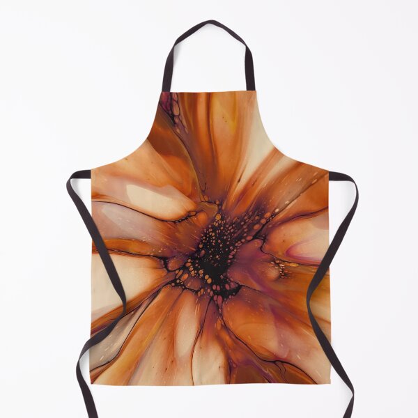 Item preview, rose brown abstract flower centre designed and sold by outbackabstract.