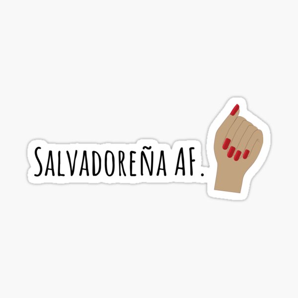Salvadoreña AF. Sticker