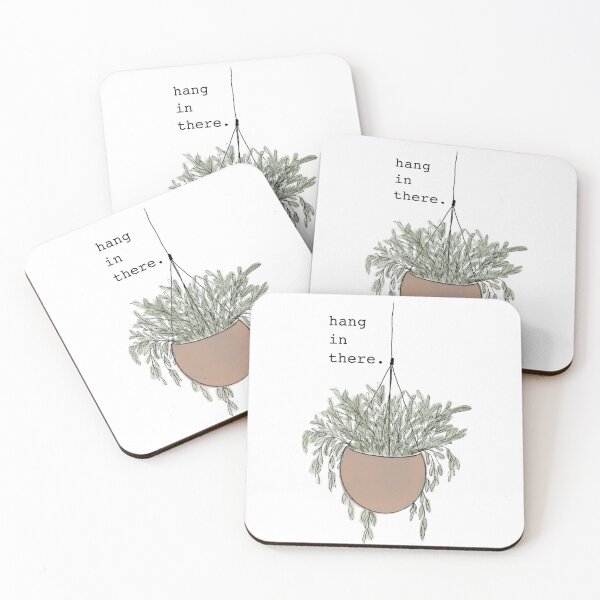 Item preview, 'Hang in there' Hanging Plant designed and sold by Suh44.