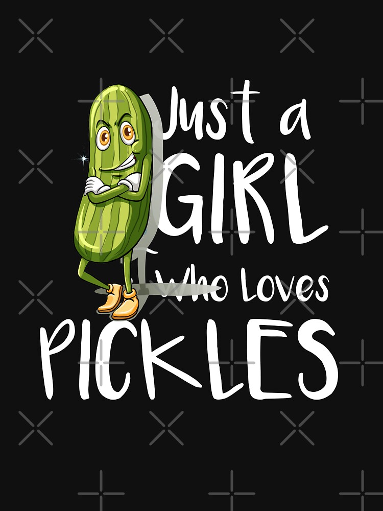 Funny Just A Girl Who Loves Pickles Gift Pickle Gift Poster