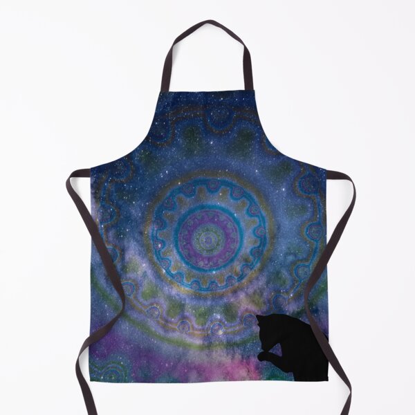 Aperçu de l'œuvre Chat cosmique - Constellation féline - Espace métaphysique créée et vendue par ittybittyowl.