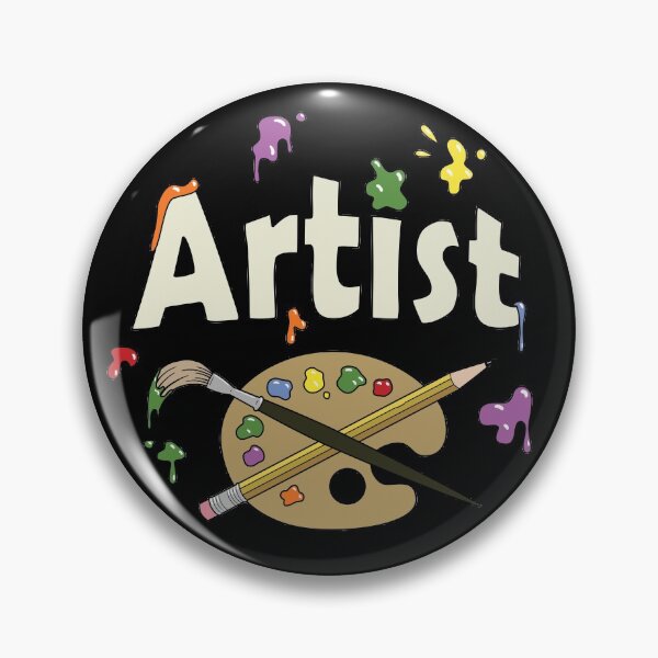 Item preview, Artist with Paint Splatters designed and sold by Red Nebula Studios.