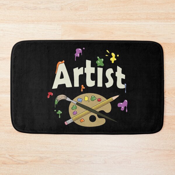 Item preview, Artist with Paint Splatters designed and sold by Red Nebula Studios.