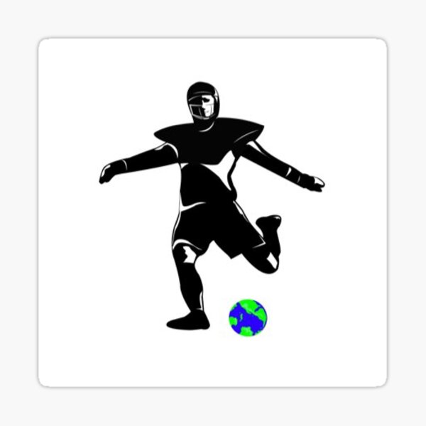Kickers of Earth Football Kicker Sticker