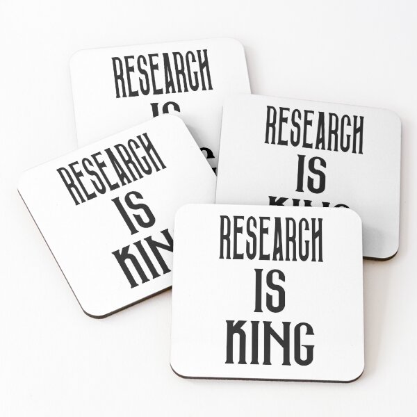 Item preview, Research is King Black Version designed and sold by darknessjeff86.