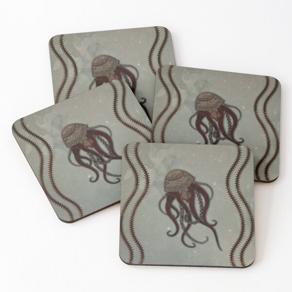 Item preview, Elegant steampunk jellyfish designed and sold by nicky2342.