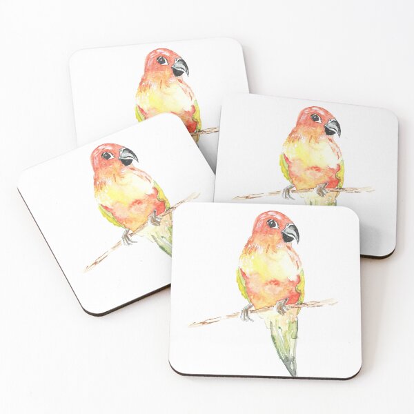 Item preview, Bright parrot original painting designed and sold by BeeTartprints.