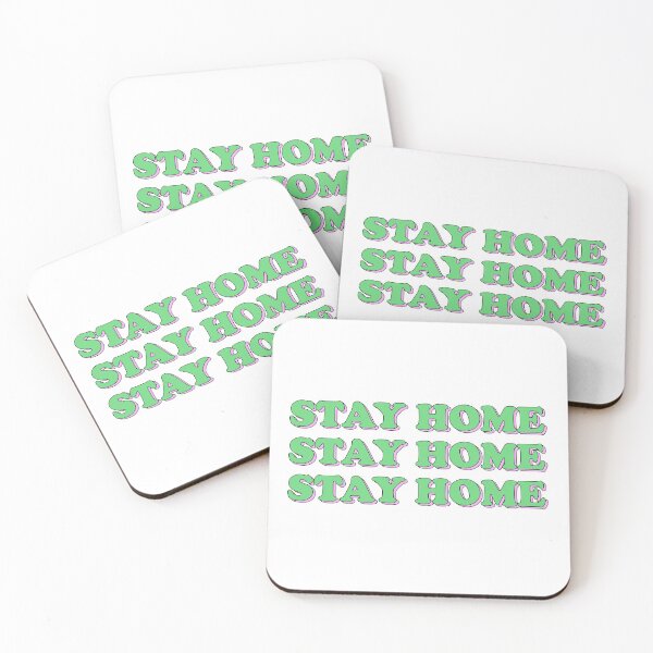 Item preview, Stay Home - Green designed and sold by stickersbyLexy-.