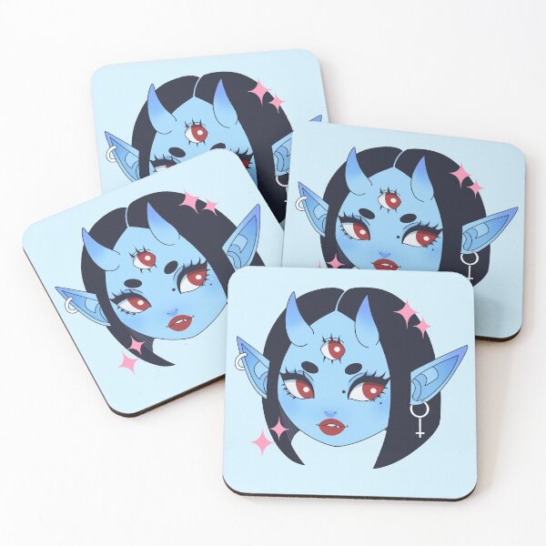 Item preview, Blueberry Demon Girl  designed and sold by bunnieebabe.