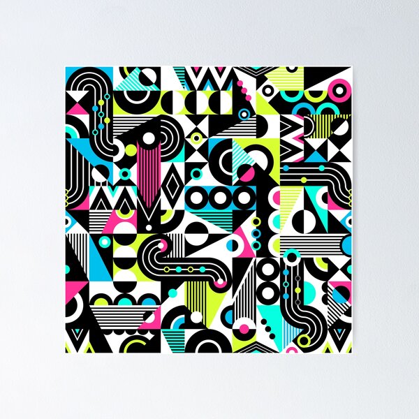 Item preview, Jumbled Geometric designed and sold by robyriker.