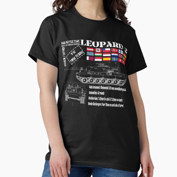 Aperçu de l'œuvre Char de combat principal Leopard 2 - optimisé pour le dark merch créée et vendue par shaynetwright.
