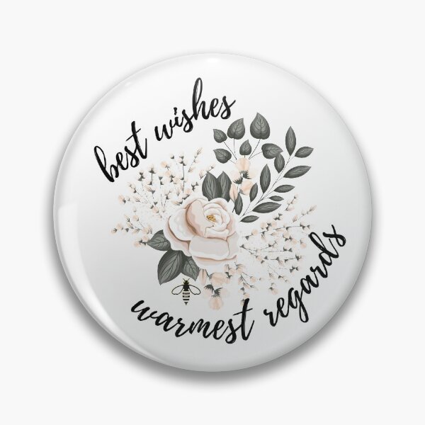 Item preview, Best Wishes, Warmest Regards designed and sold by ElleBeeCreation.