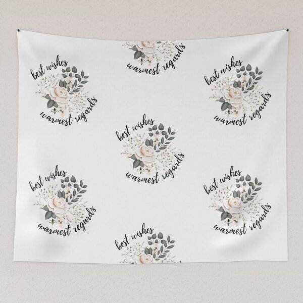 Item preview, Best Wishes, Warmest Regards designed and sold by ElleBeeCreation.