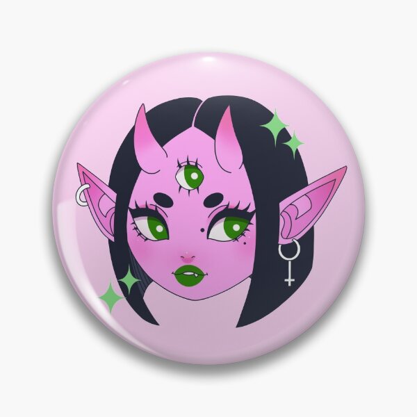 Item preview, Bubblegum Demon Girl  designed and sold by bunnieebabe.