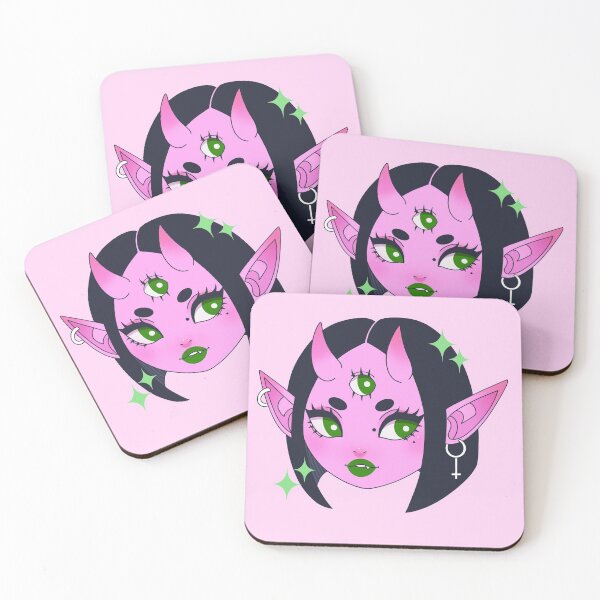 Item preview, Bubblegum Demon Girl  designed and sold by bunnieebabe.