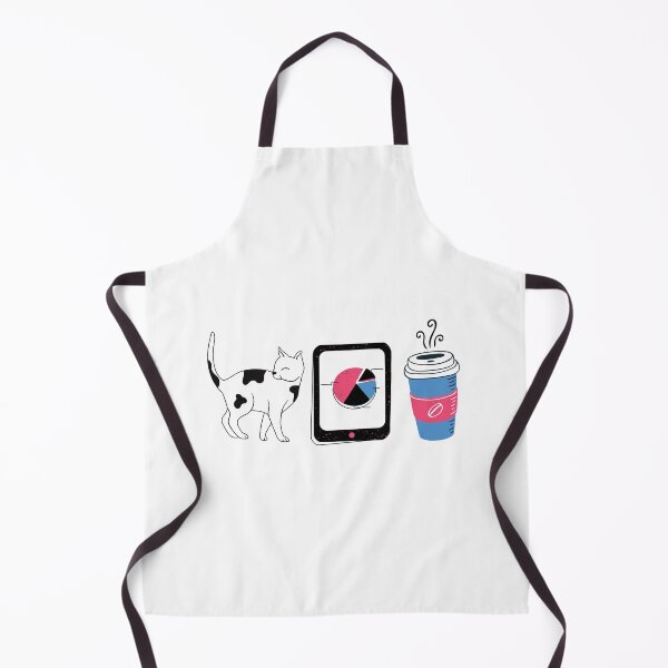 Item preview, Cats Data Coffee Data Analysis Cat and Coffee Lover designed and sold by MellowSphere.