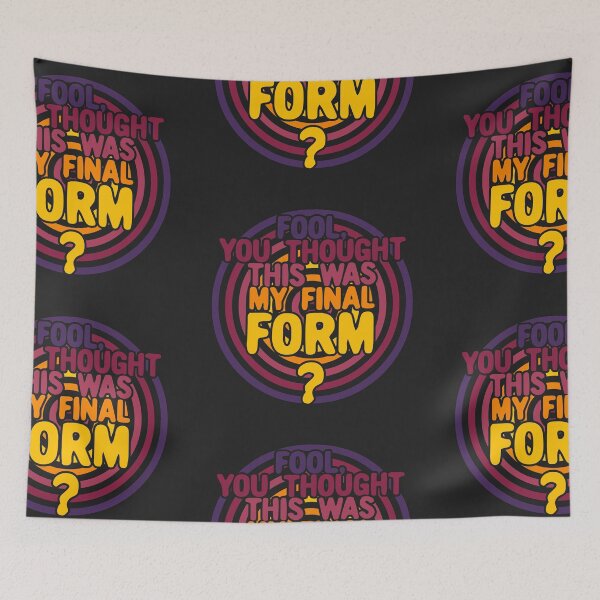Item preview, Fool, you thought this was my final form? - Purple, Yellow designed and sold by Chubuter.
