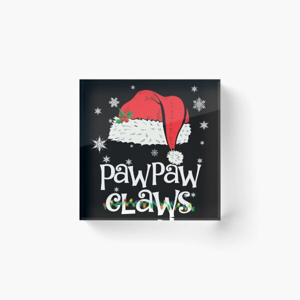 Item preview, Paw Paw Claw Santa Hat Christmas Gift designed and sold by bostons2001.
