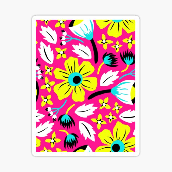 Cottage Floral Sticker