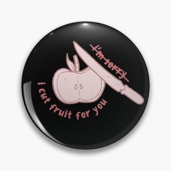 Item preview, I'm Sorry = I Cut Fruit For You (Pink) - Funny Asian Parents Meme  designed and sold by yumiso.