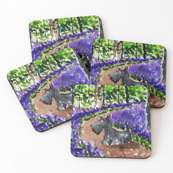 Item preview, Scottie Dog 'Bluebell Wood' designed and sold by archyscottie.