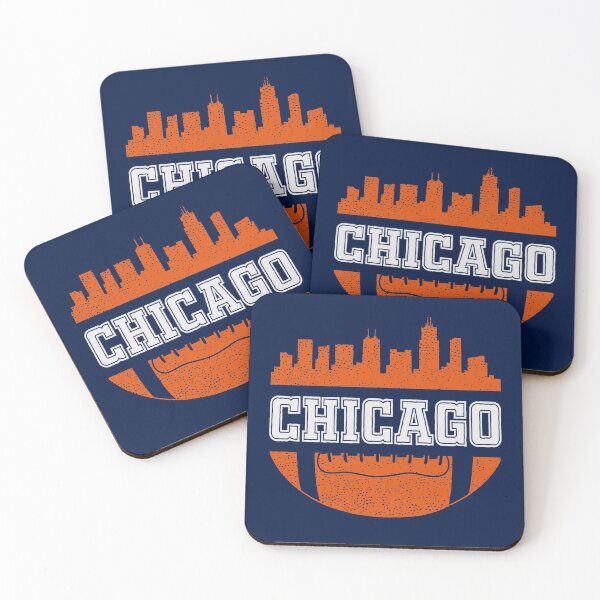 Item preview, Retro Bears Football Fan Vintage Chicago Skyline designed and sold by pixeljamz.