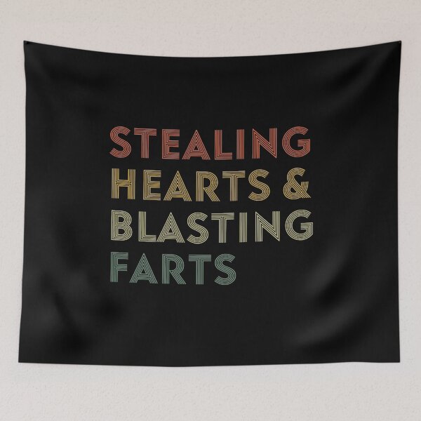 Item preview, Stealing Hearts And Blasting Farts Vintage designed and sold by The Little Wood Cottage.