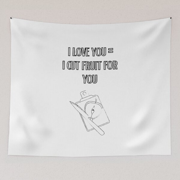 Item preview, I Love You = I Cut Fruit For You - Funny Asian Parents Meme designed and sold by yumiso.