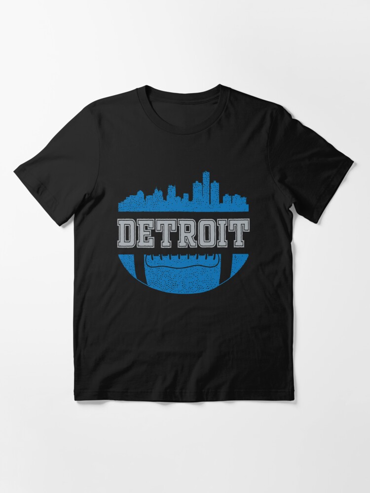 deadmansupplyco Vintage Football - Detroit Lions (White Detroit Wordmark) Long Sleeve T-Shirt