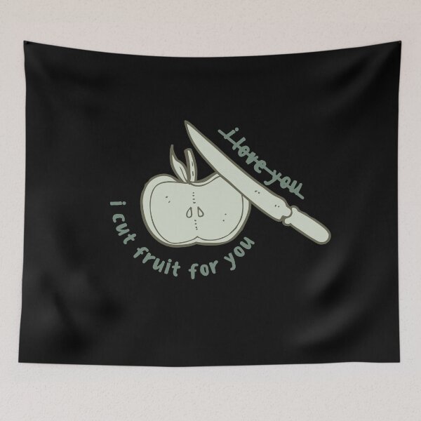 Item preview, I Love You = I Cut Fruit For You (Green) - Funny Asian Parents Meme  designed and sold by yumiso.