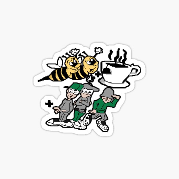 abeilles thé garçons Sticker