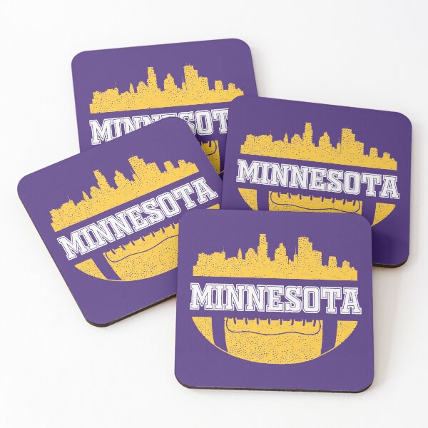 Item preview, Retro Vikings Football Fan Vintage Minnesota Skyline designed and sold by pixeljamz.
