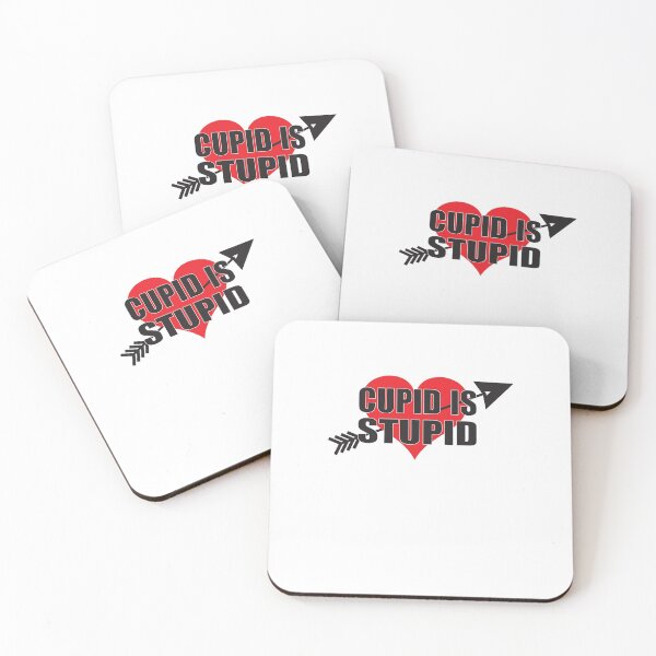 Item preview, Cupid is Stupid Anti-Valentine's Day designed and sold by RoguePixel.