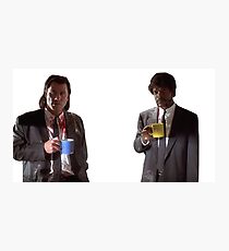 Lámina fotográfica Vincent y Jules Pulp Fiction