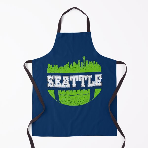Item preview, Retro Seahawks Football Fan Vintage Seattle Skyline designed and sold by pixeljamz.