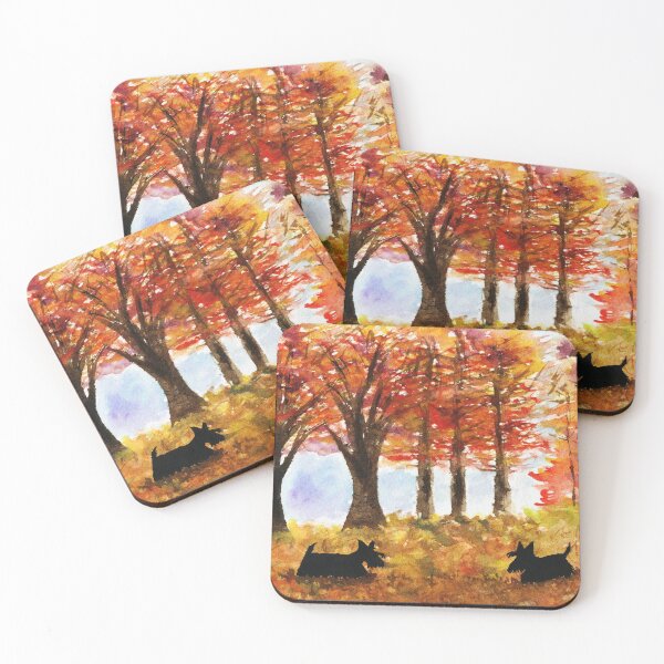 Item preview, Scottie Dogs 'Fall' designed and sold by archyscottie.