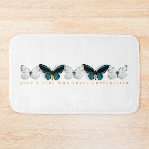 Item preview, A Girl Who Loves Butterflies | Nature Lover | Scintillating Glitter designed and sold by SW Longwave.