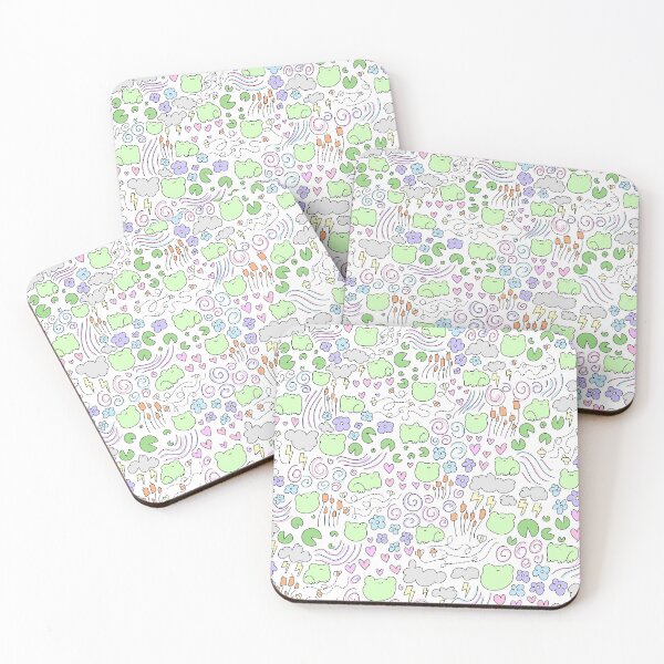 Item preview, Frog Pattern 2 Colored designed and sold by viv-trinh.