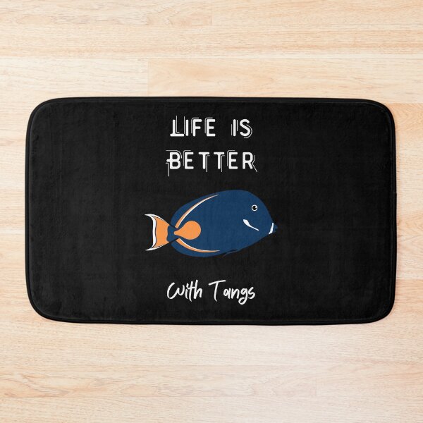 Item preview, life is better with tangs,Funny Fish Tank Aquarium Lover Christmas Gift designed and sold by piskwi.