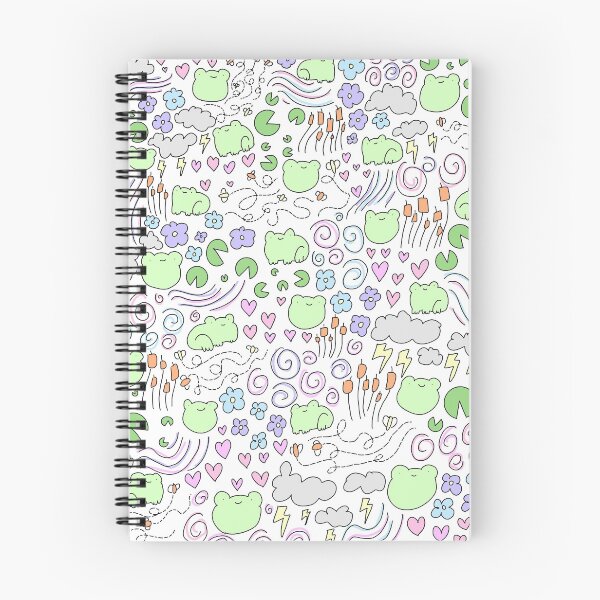 Item preview, Frog Pattern 2 Colored designed and sold by viv-trinh.