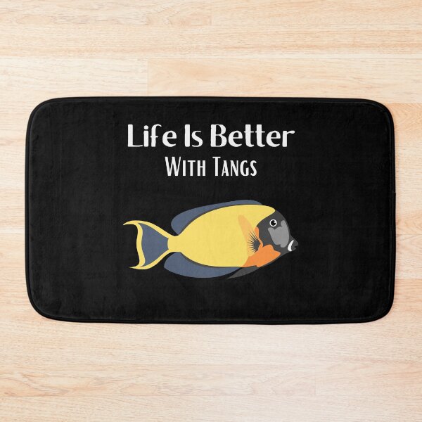 Item preview, life is better with tangs,Funny Fish Tank Aquarium Lover Christmas Gift designed and sold by piskwi.
