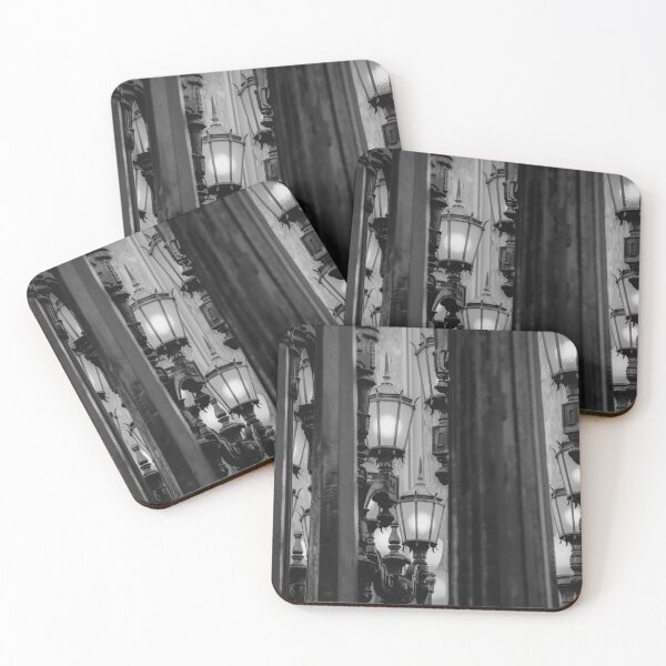 Item preview, Urban Light at LACMA Los Angeles California USA in black and white designed and sold by Mrvell.