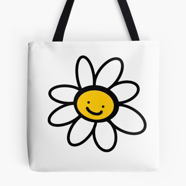 Item preview, smile, sunflower,DAISY,Common daisy,cute daisy,white daisy flower,daisy watercolour,mask designed and sold by bow00wod.