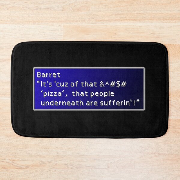 Item preview,  &^#$#Pizza - Barret WallaceDialogue Box designed and sold by MogsterMemes.