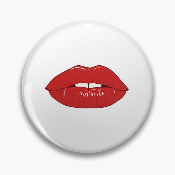 Item preview, Red Lips Face Mask designed and sold by Aryeh Studio.